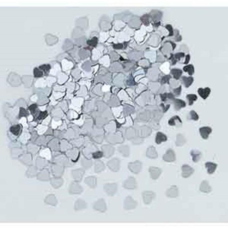 Confetti .5oz -Silver Heart