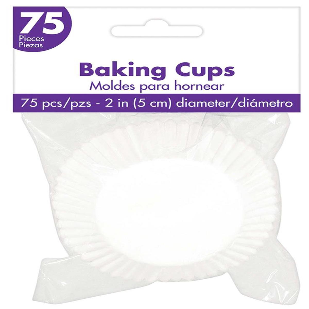 Cupcake Case White 75ct