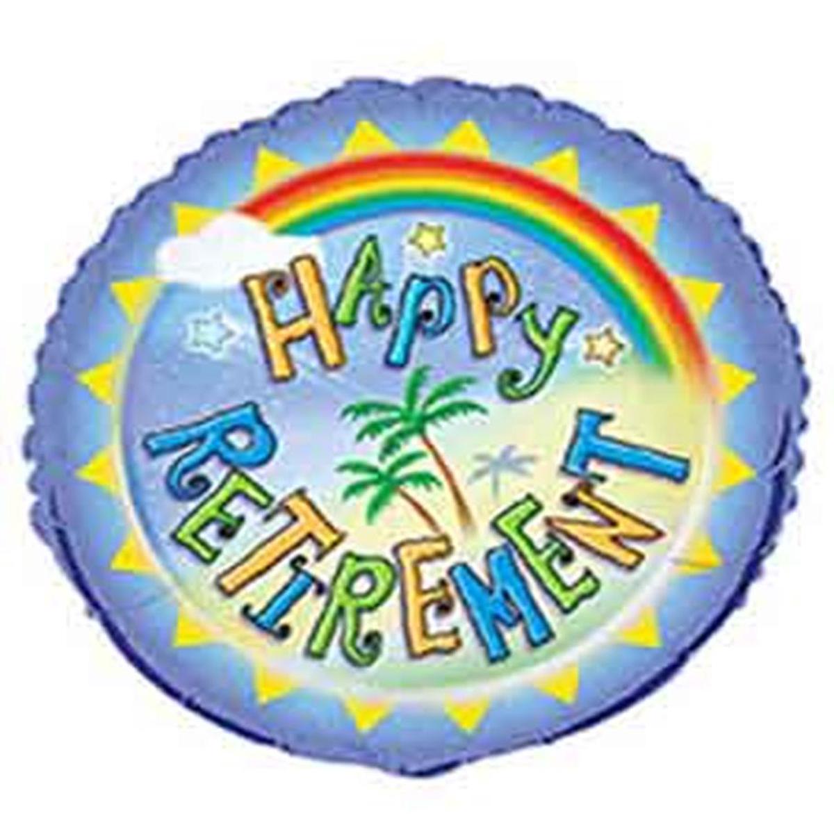 Foil Balloon 18in – Happy Retirement