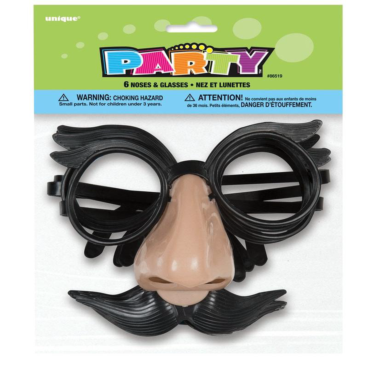 Nose and Glasses 6ct