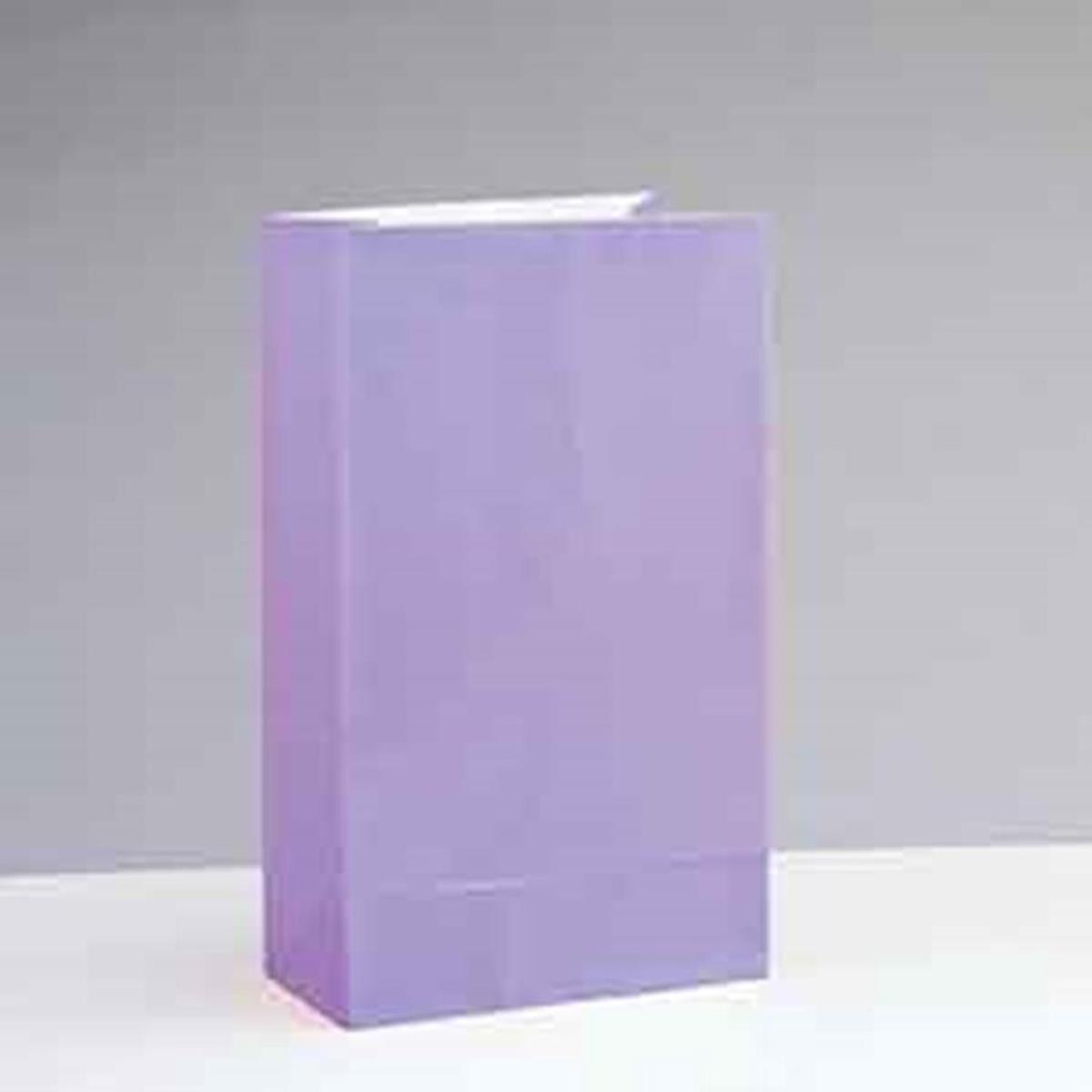 Paper Party Bag 12ct -Lavender