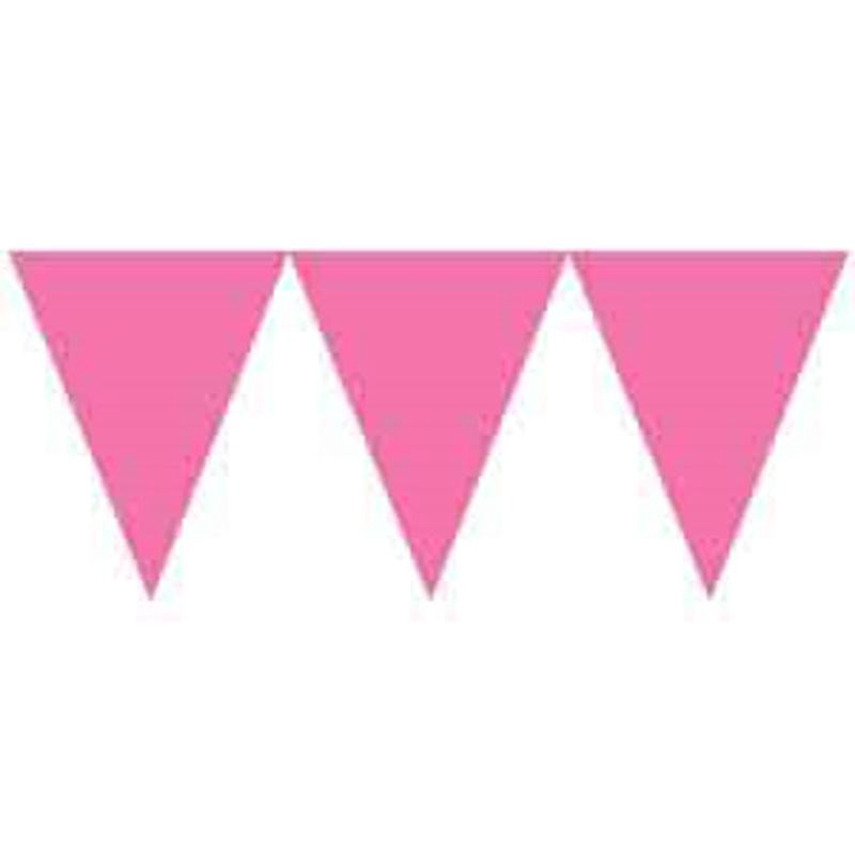 Pennant Paper Banner 8211 Bright Pink