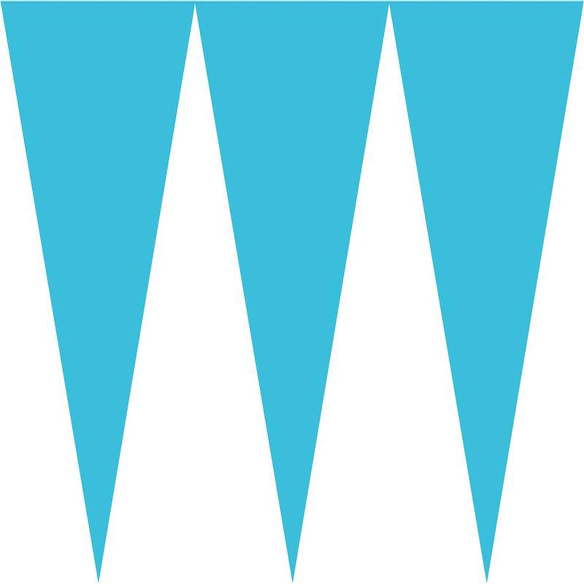 Pennant Paper Banner 8211 Caribbean Blue