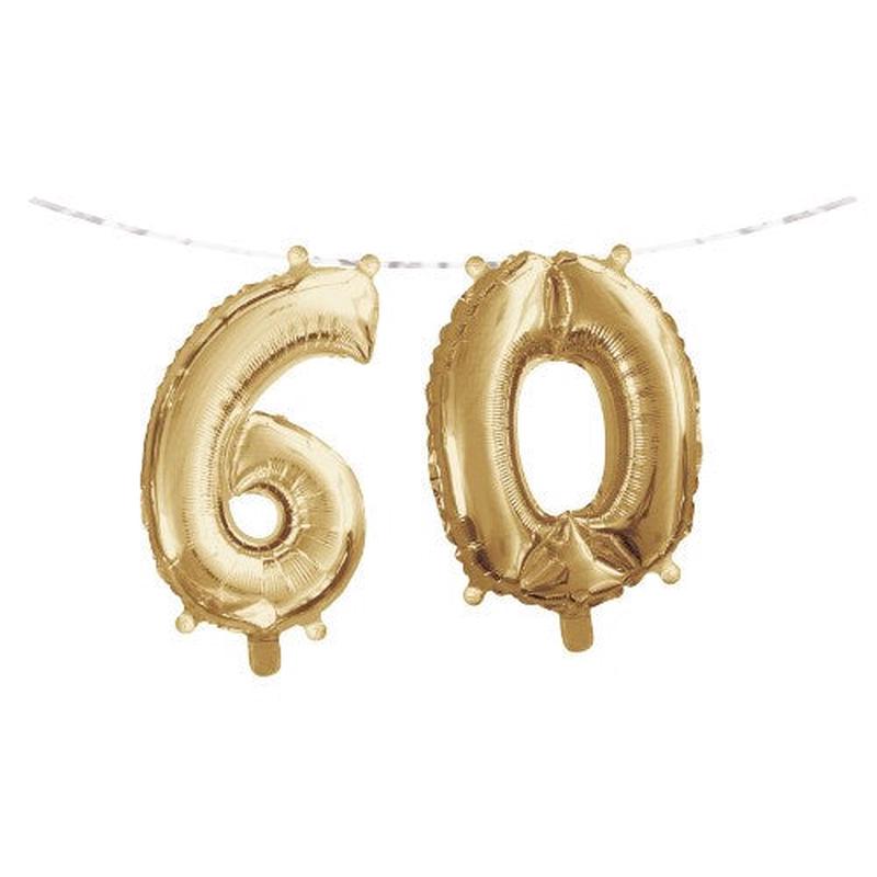 Balloon Banner 2ct 60 – Gold