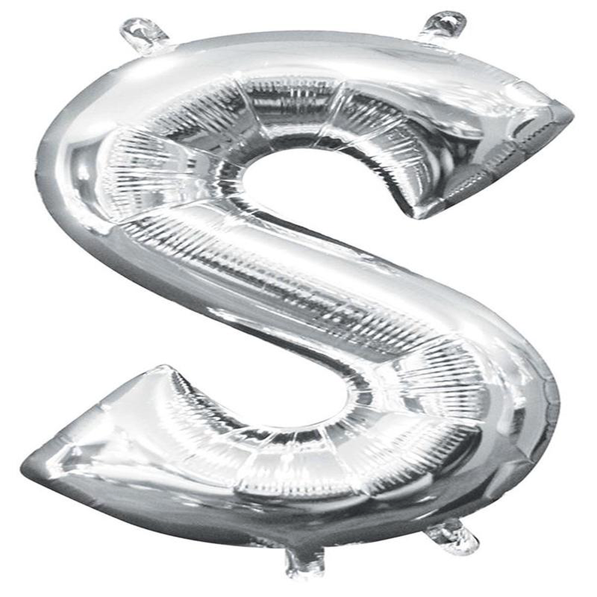 Balloon Letter S Silver 16 inch 1ct