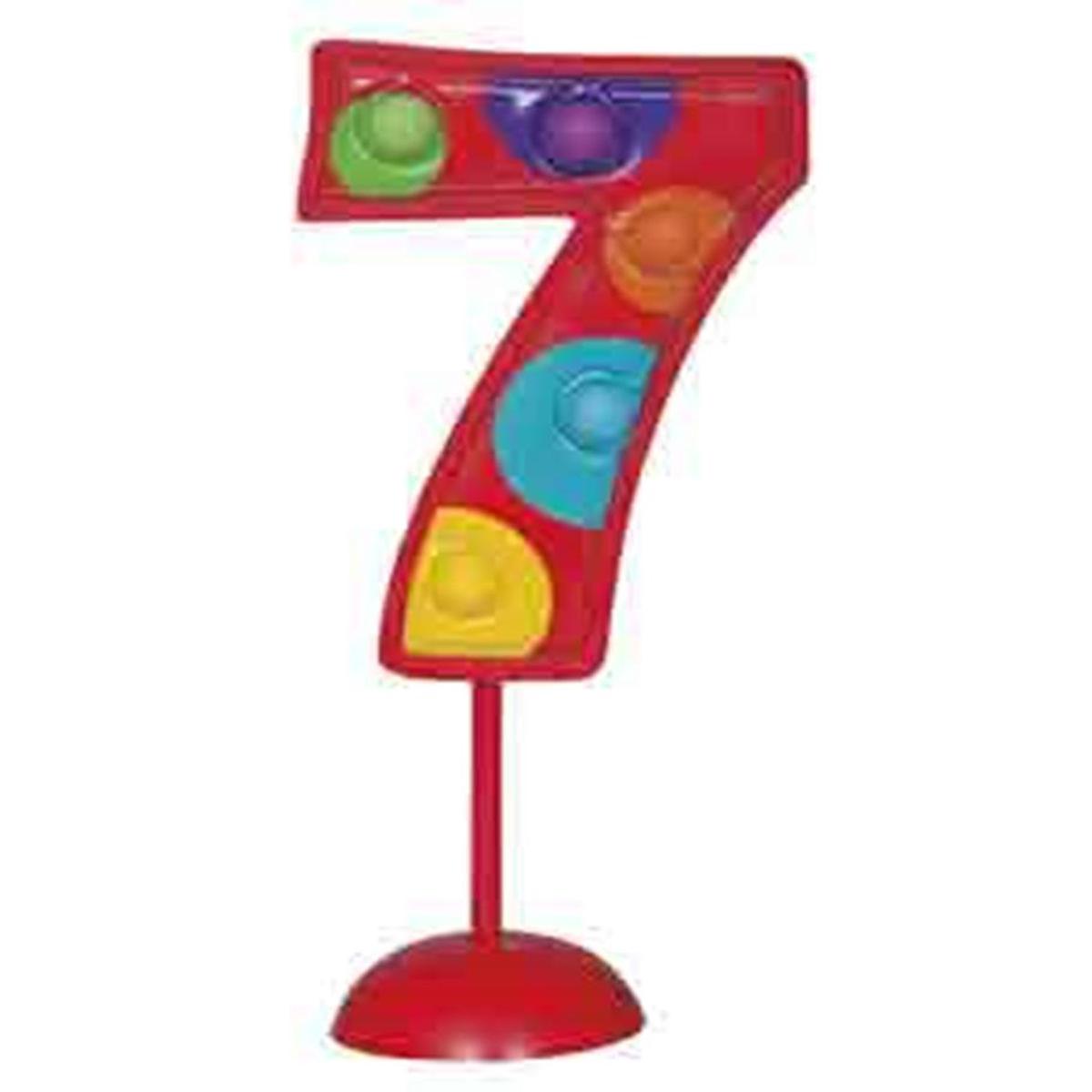 Flashing Number 7 Decoration