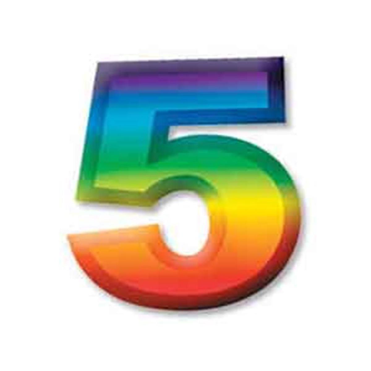 Mc Pls 3D Number 5