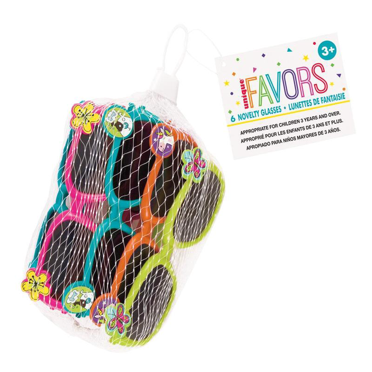 Novelty Glasses Net Bag 6ct