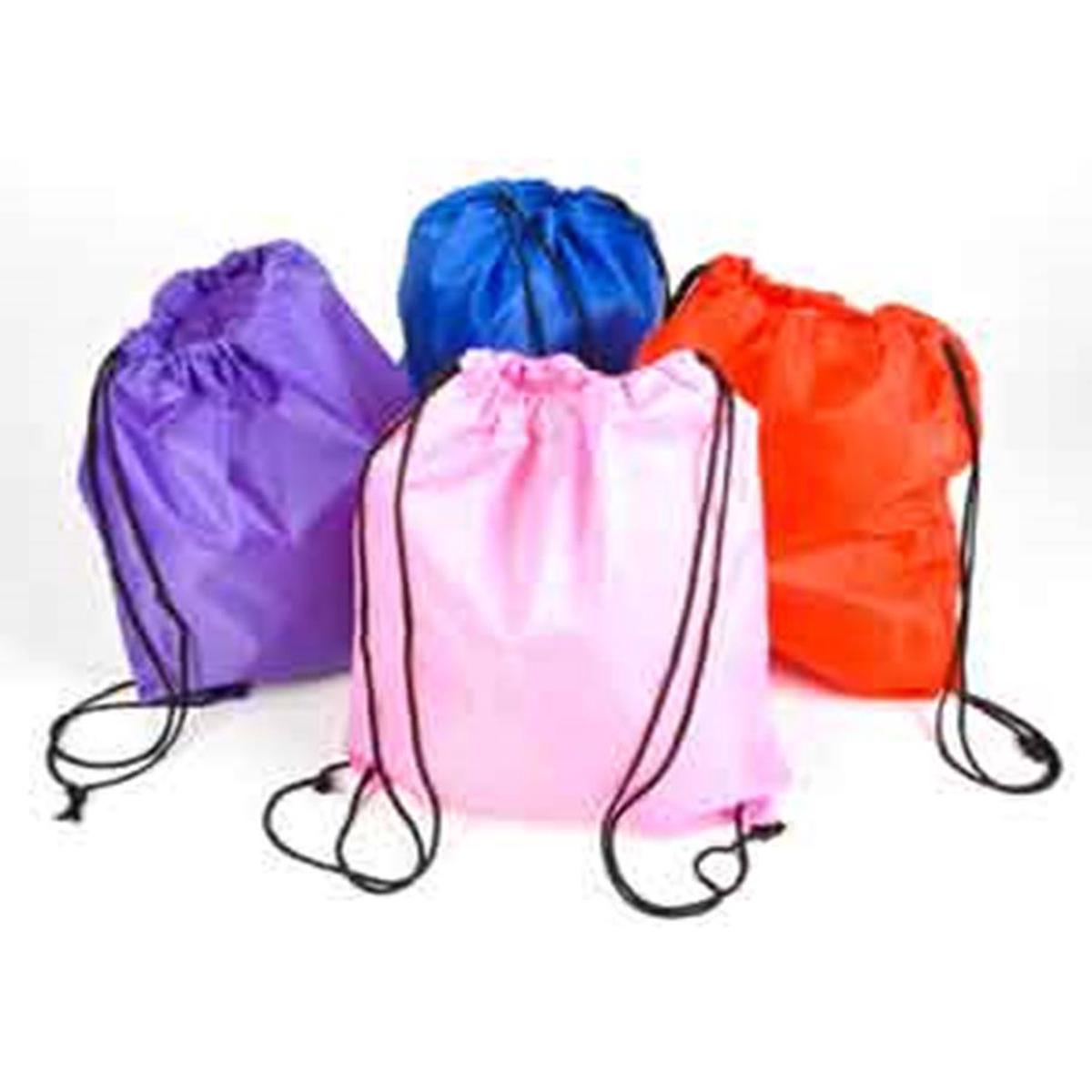 Nylon Backpack Solid Color 15×13
