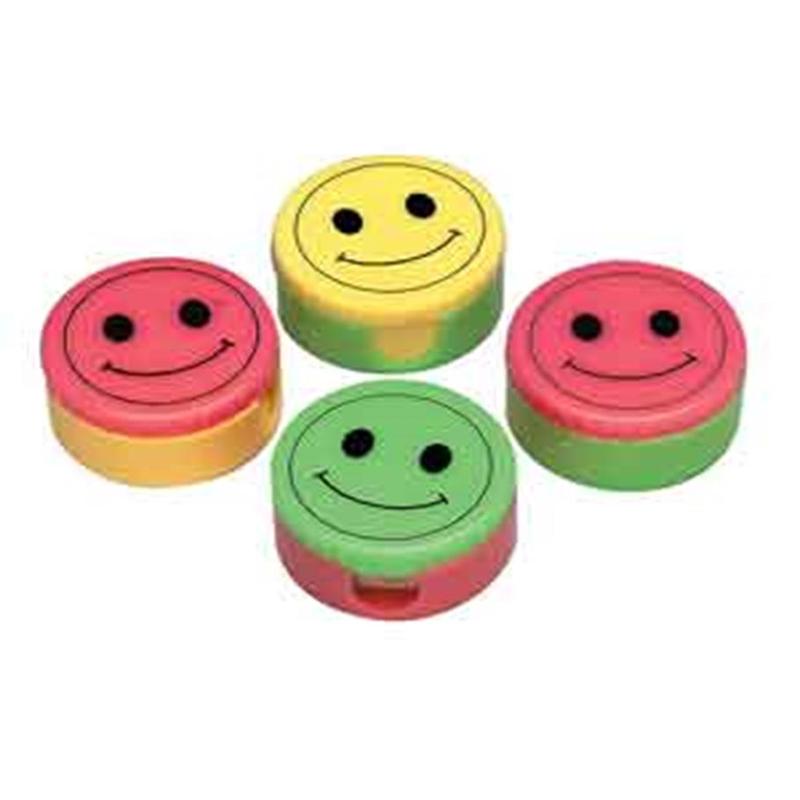Pencil Sharpener Smiley 1.5in 24ct