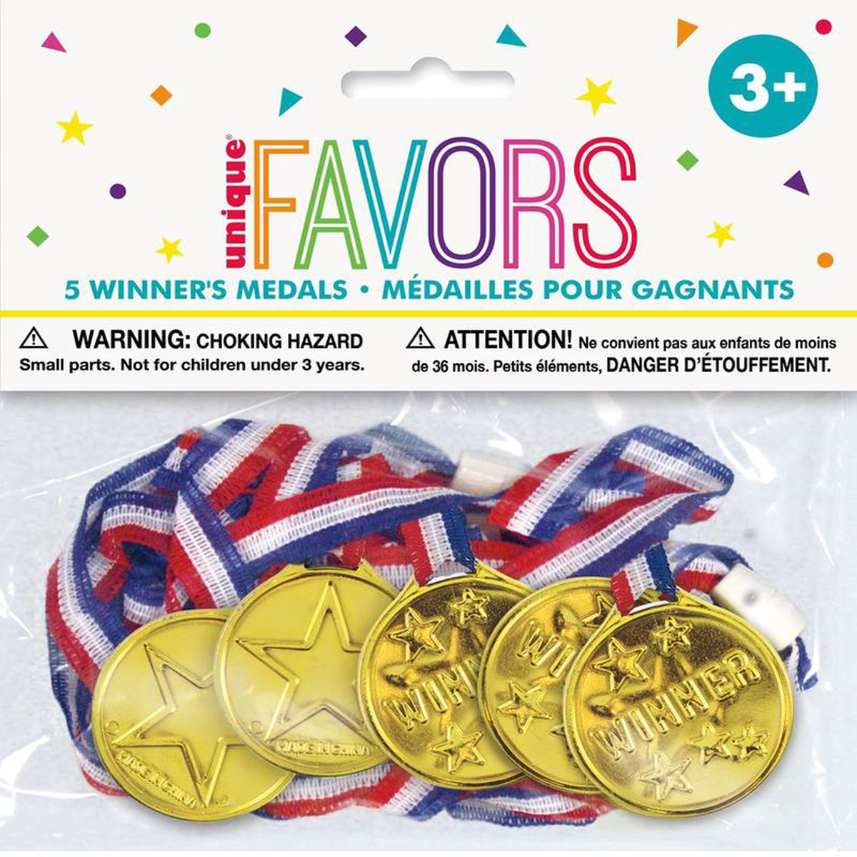 Winner Medal Favors 5ct