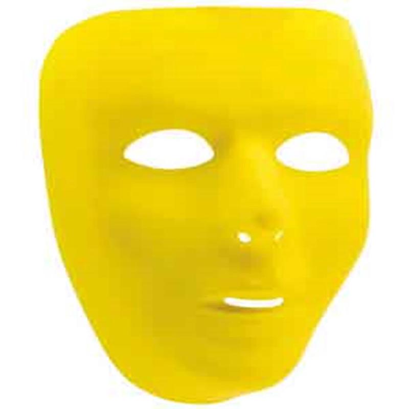 Yellow Full Face Mask 1ct