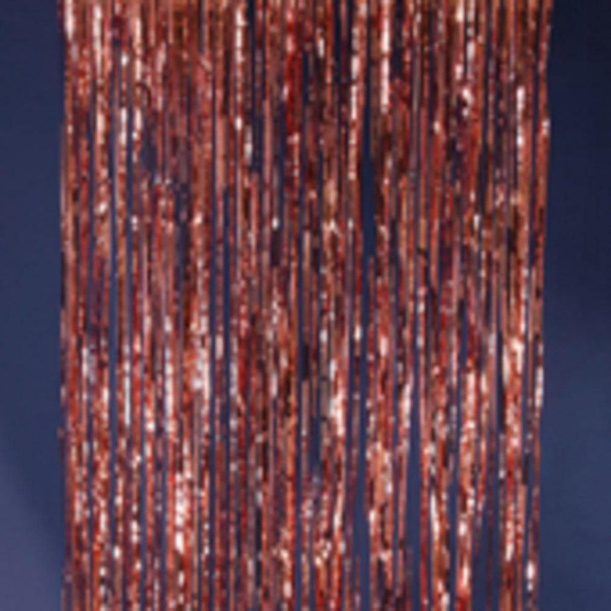 40 inch Wide x 10 foot Tall Foil Backdropft 1ct in Rose Gold