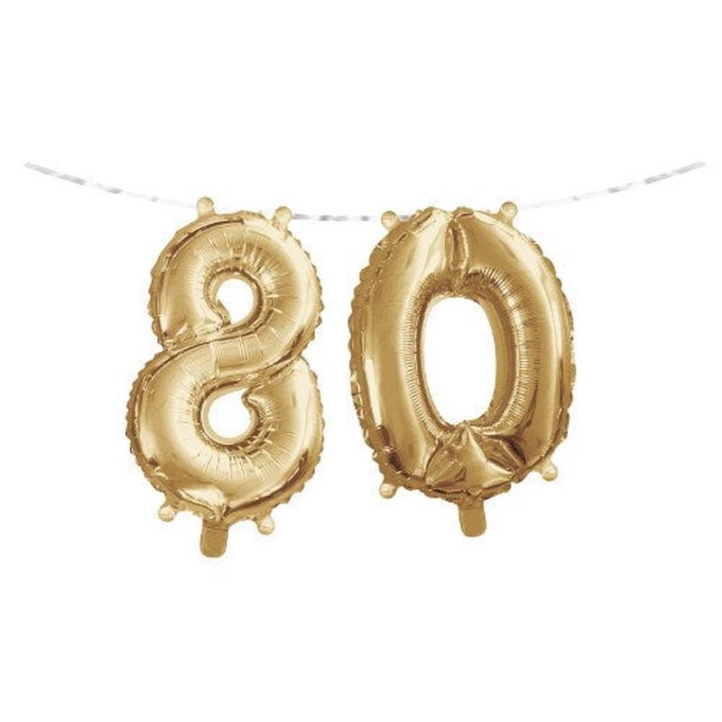 Balloon Banner 2ct 80 – Gold