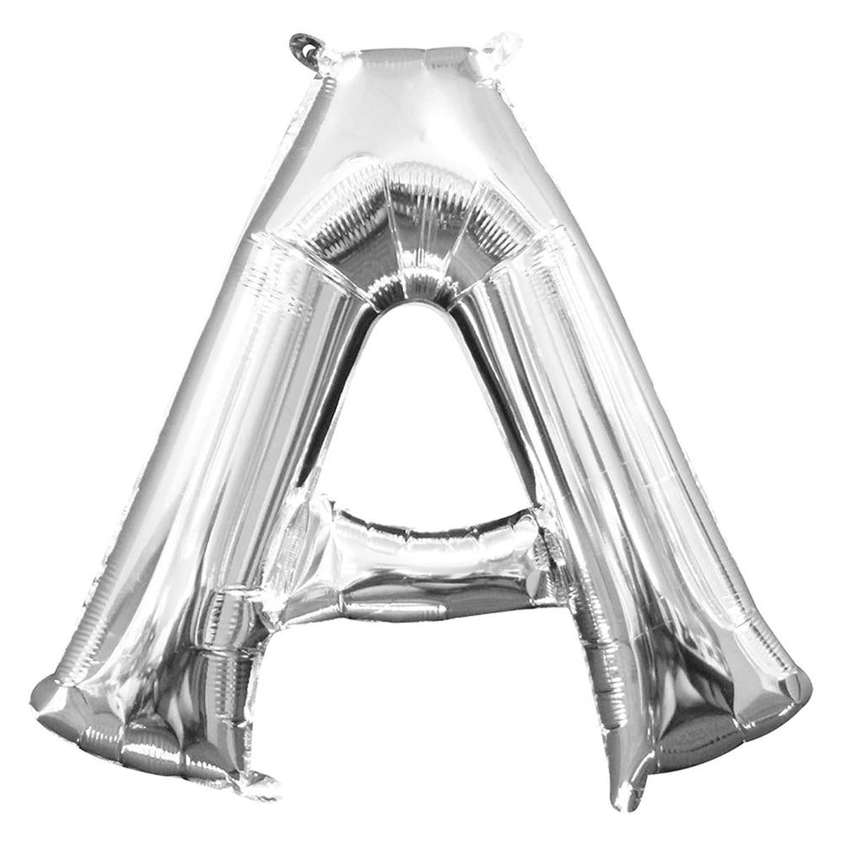 Balloon Letter A Silver 16 inch 1ct