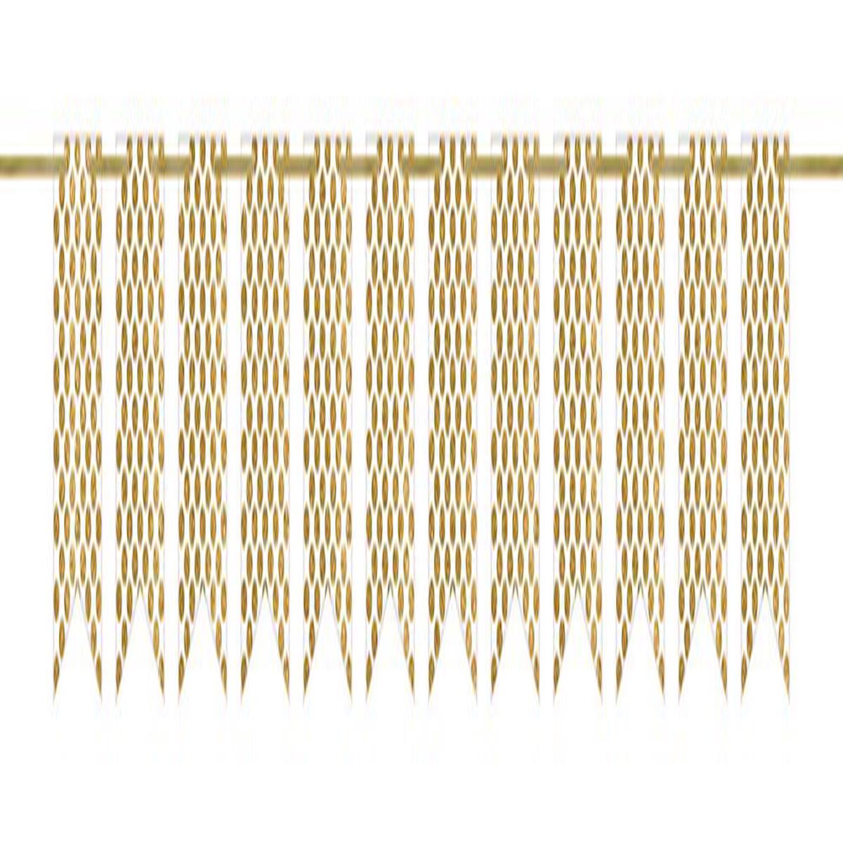 Banner 2Pin Pnant White W- Glt Dot 1ct