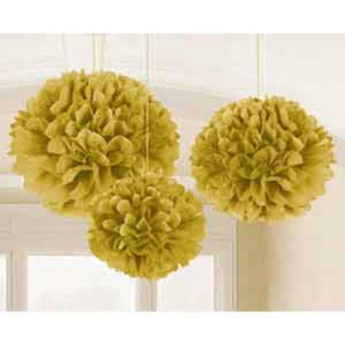 Fluffy Deco Gold Assorted Size