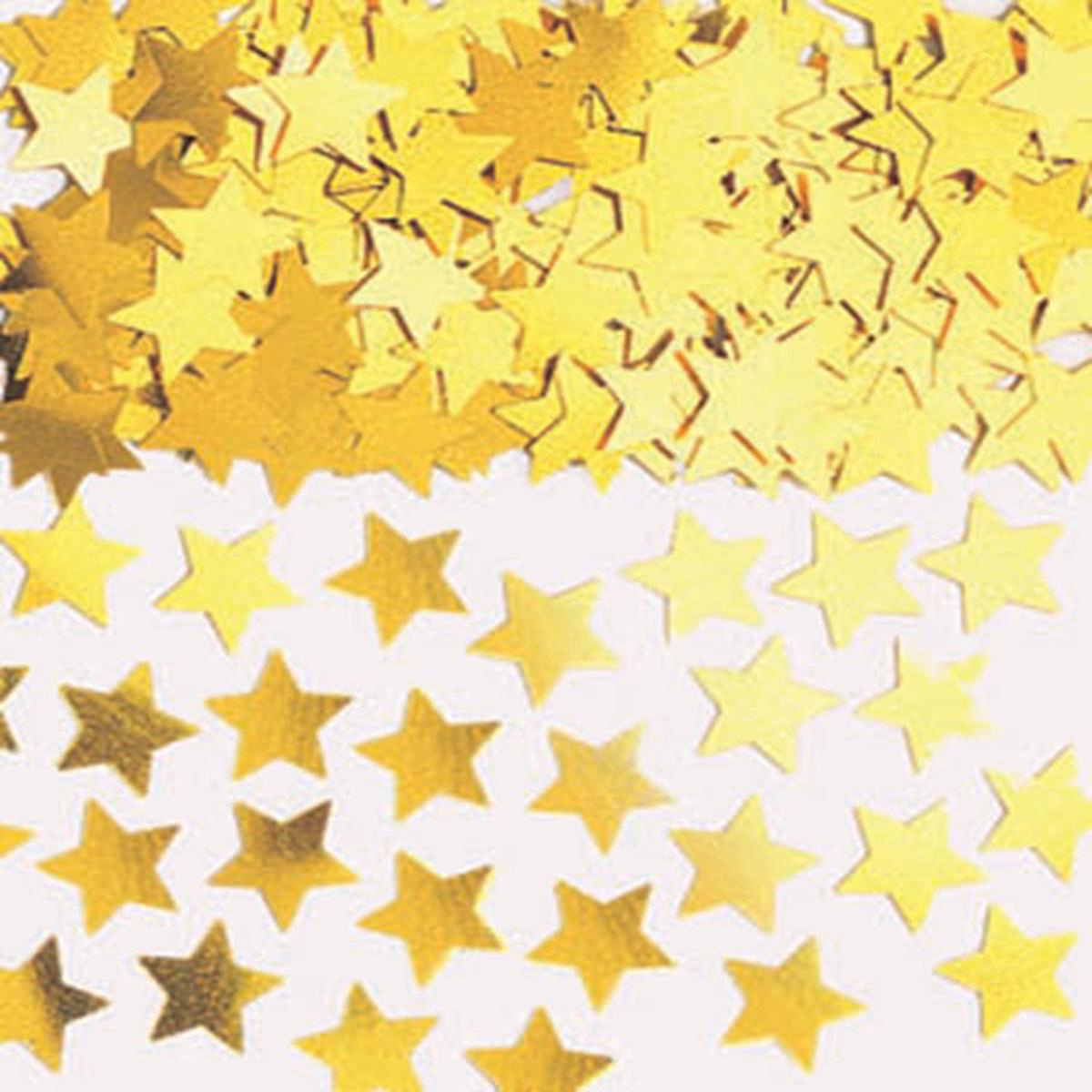 Gold Mini Stars Confetti 1ct