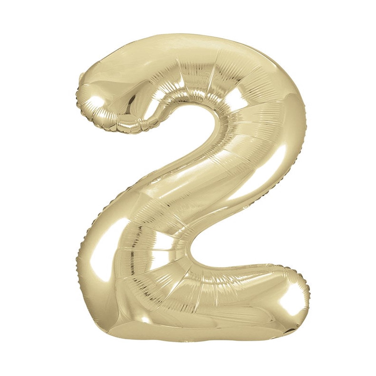 Jumbo Foil Number Balloon 34 inch Gold 2
