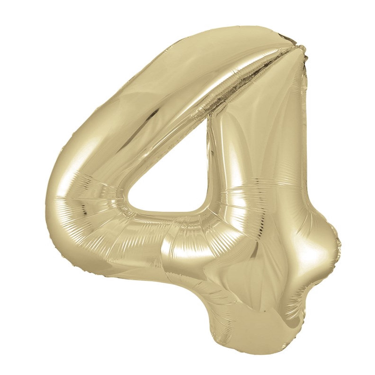 Jumbo Foil Number Balloon 34 inch Gold 4