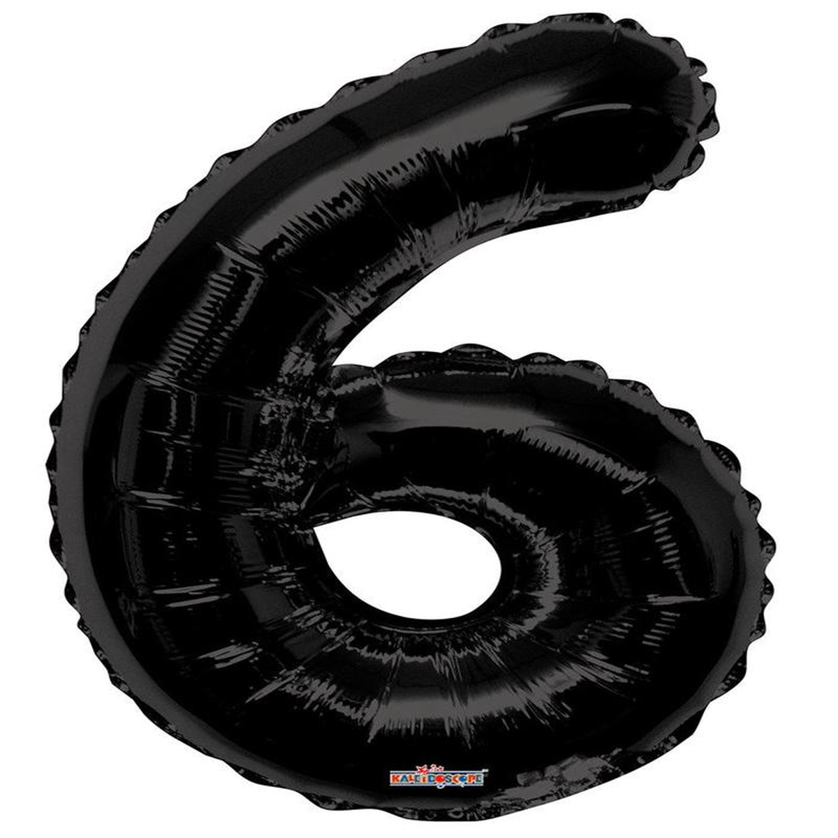 Jumbo Foil Number Balloon 34in Black 8211 6