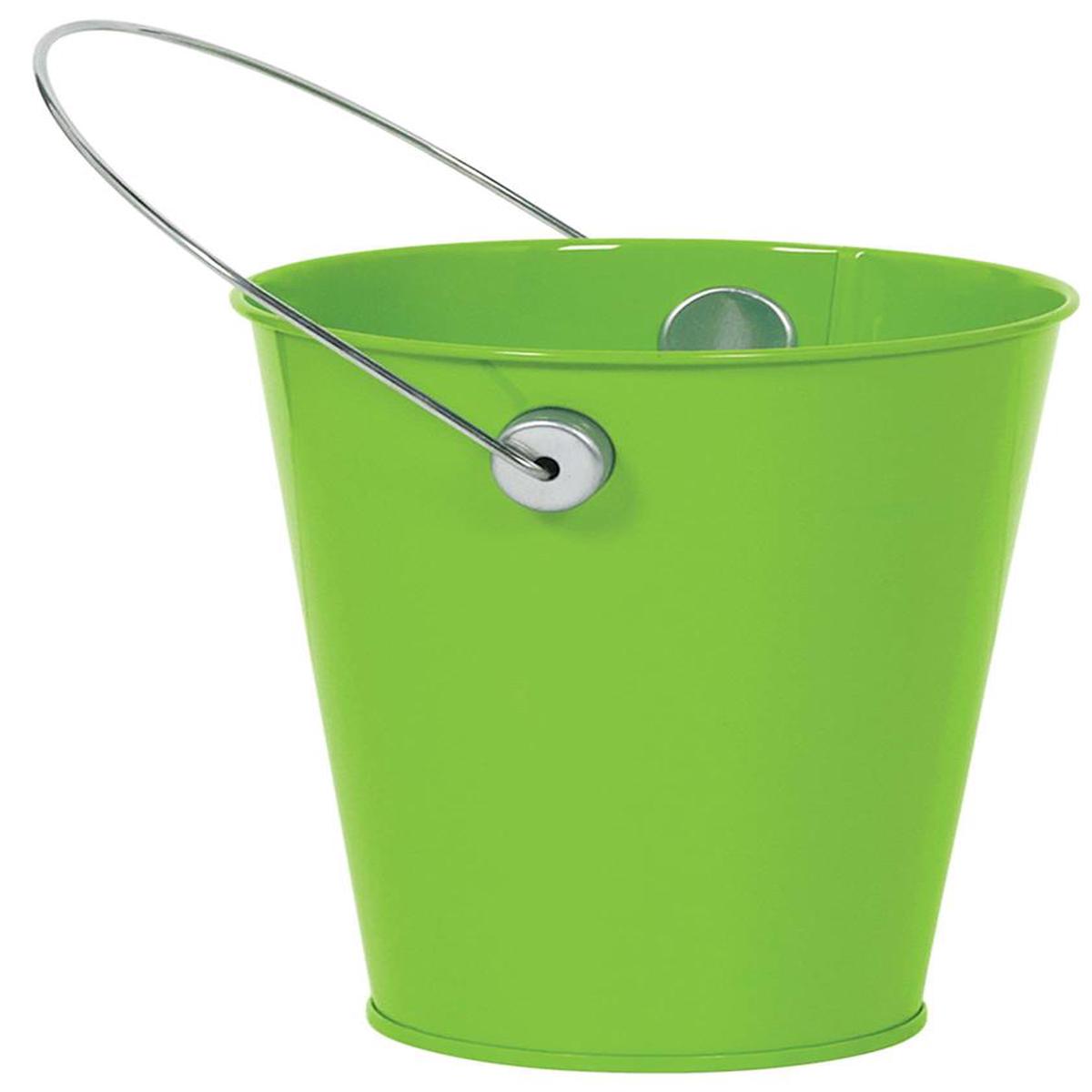 Metal Bucket Kiwi 1ct
