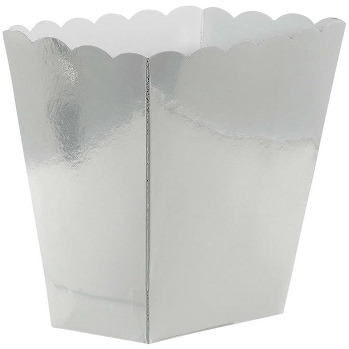 Popcorn Box (S) 5ct 8211 Silver