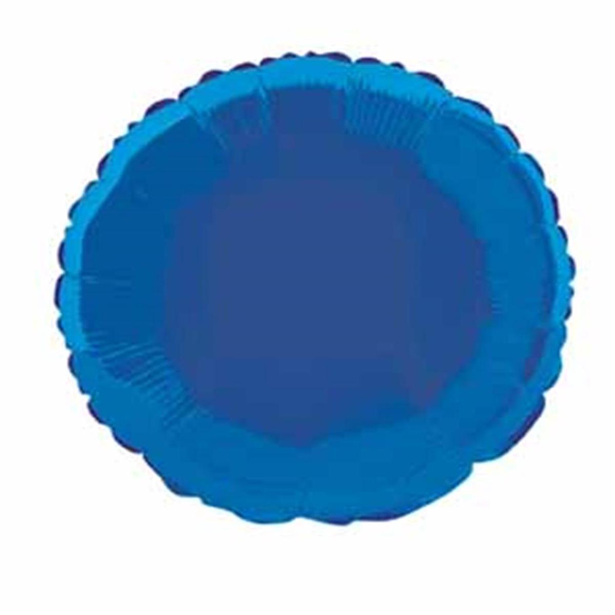 Royal Blue Solid 18 inch Round Foil Balloon