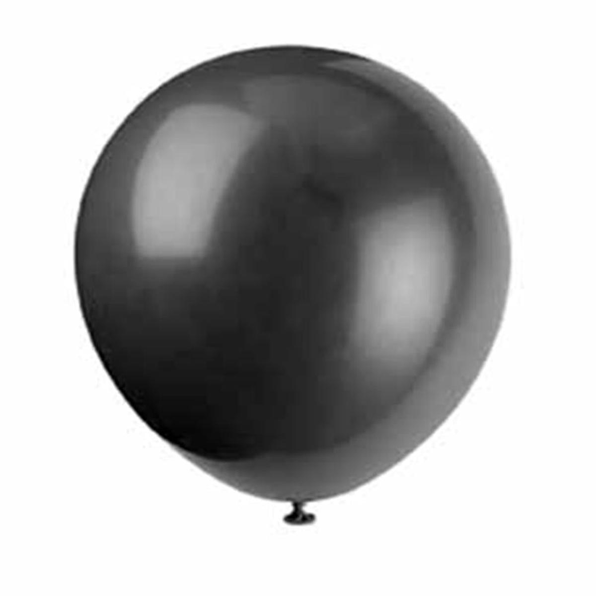 Balloon 5in – Black Jet 72ct