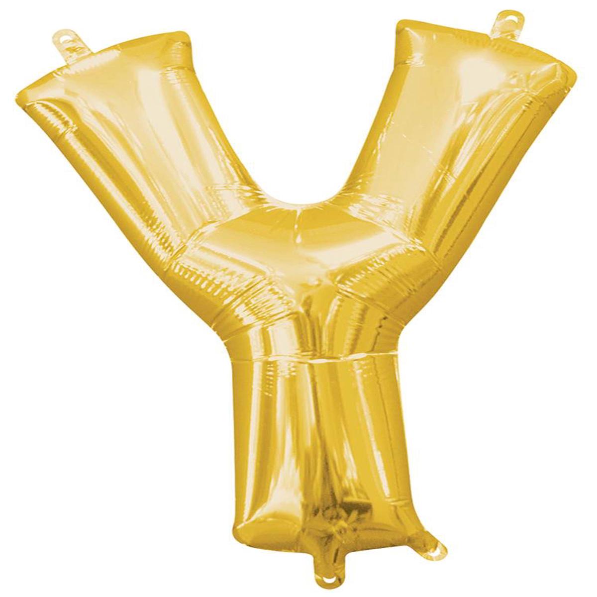 Balloon Letter 14in Y – Gold