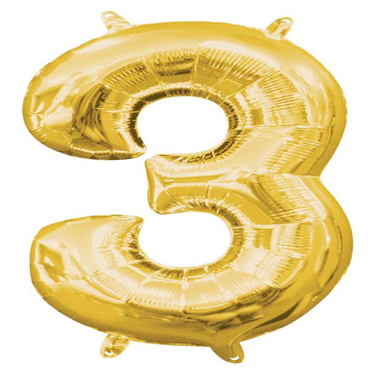 Balloon Number 14in 3 8211 Gold