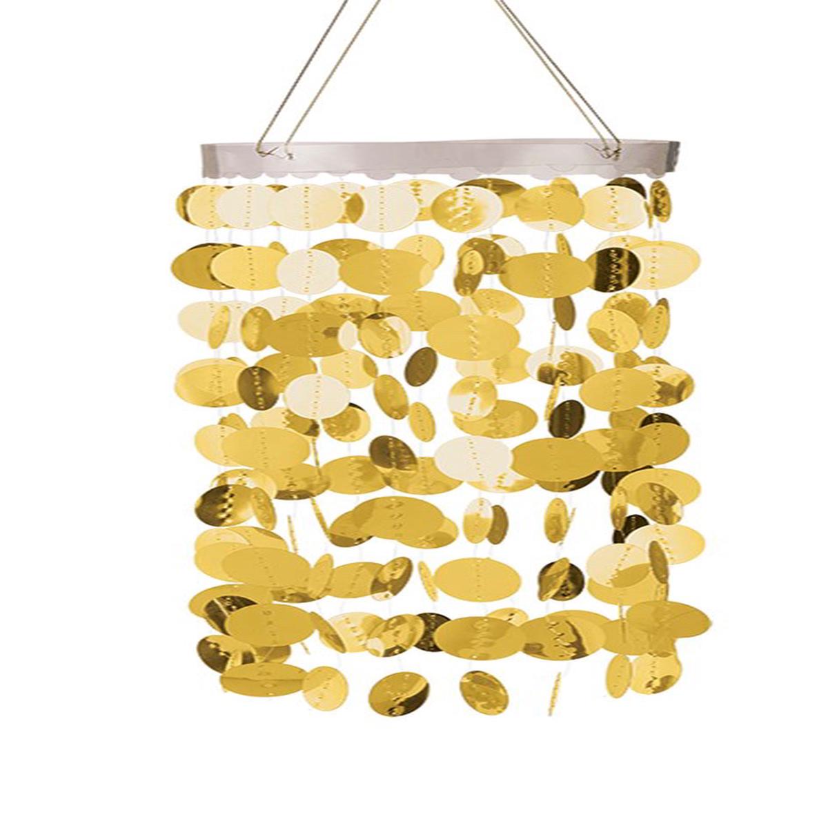 Circle Hanging Chandelier – Gold