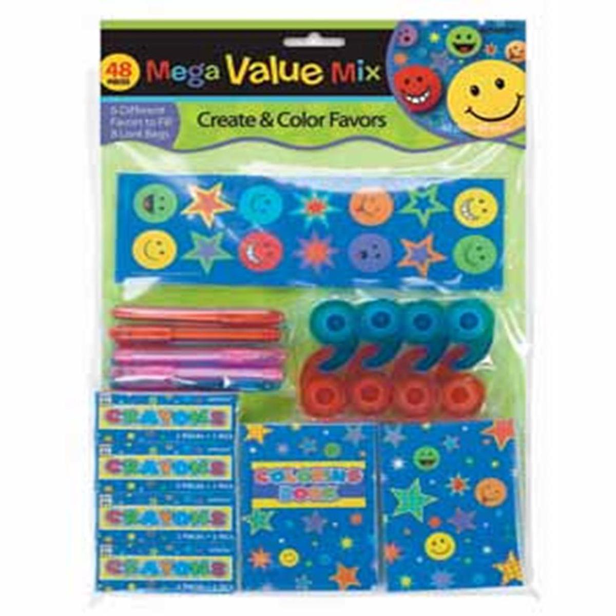 Create and Color Favor Pack 48ct