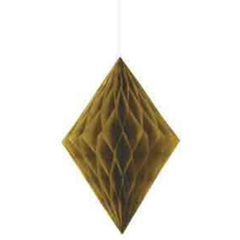 Diamond Paper Deco 14in – Gold