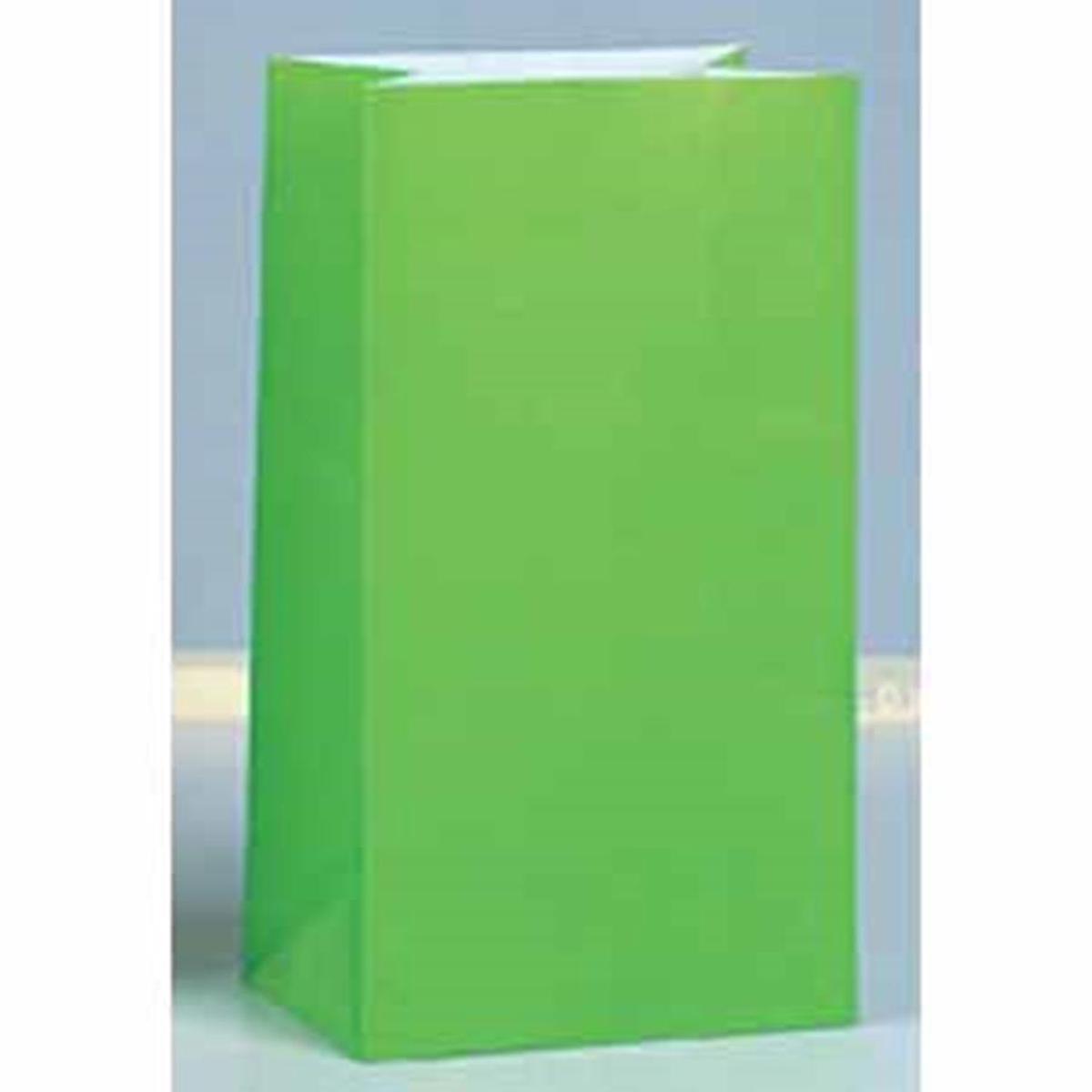 Paper Party Bag 12ct -Neon