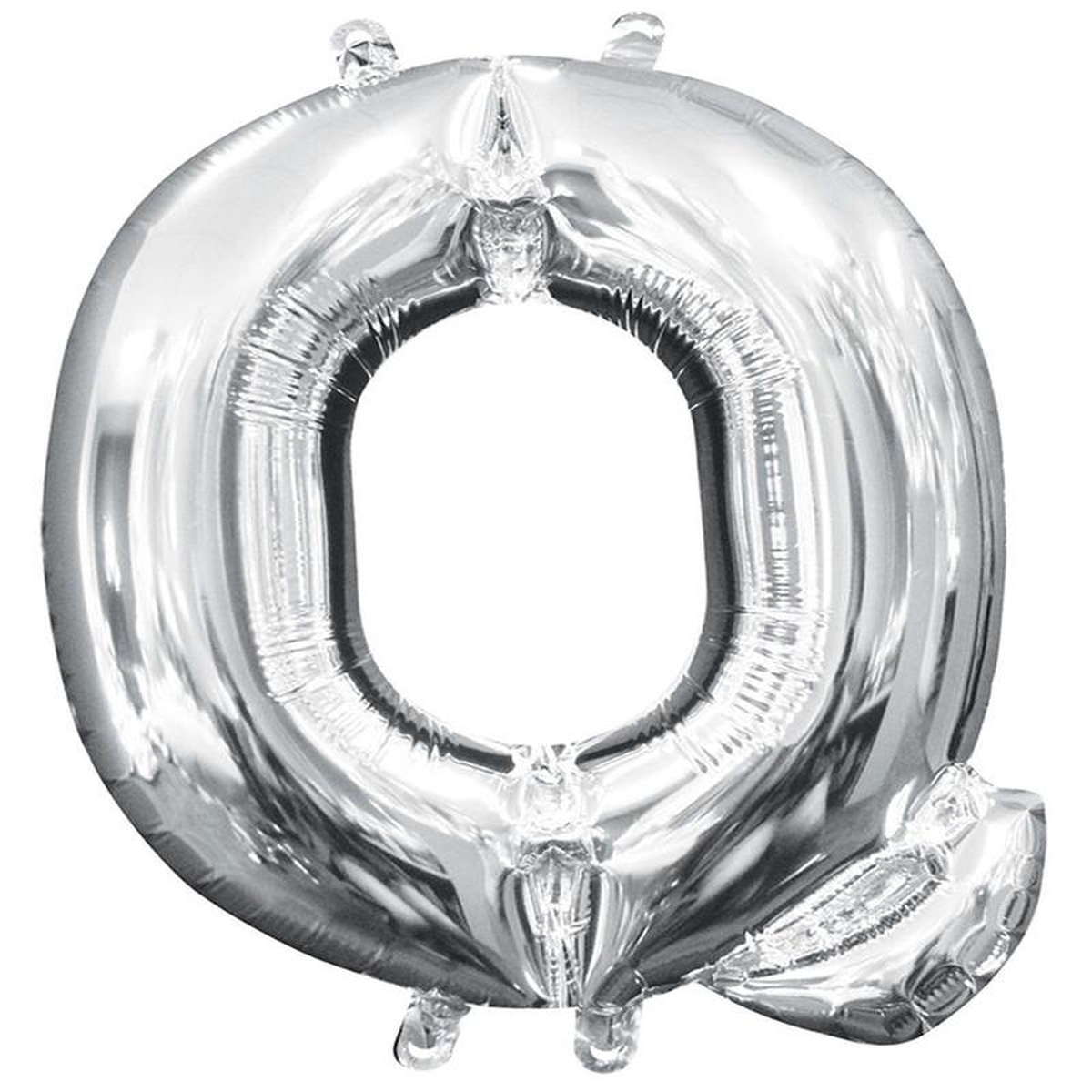 Balloon Letter Q Silver 14 inch 1ct