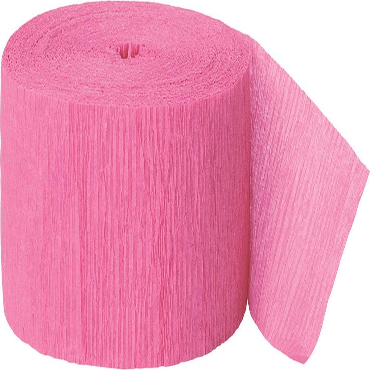 Crepe Streamer 81ft – Bright Pink