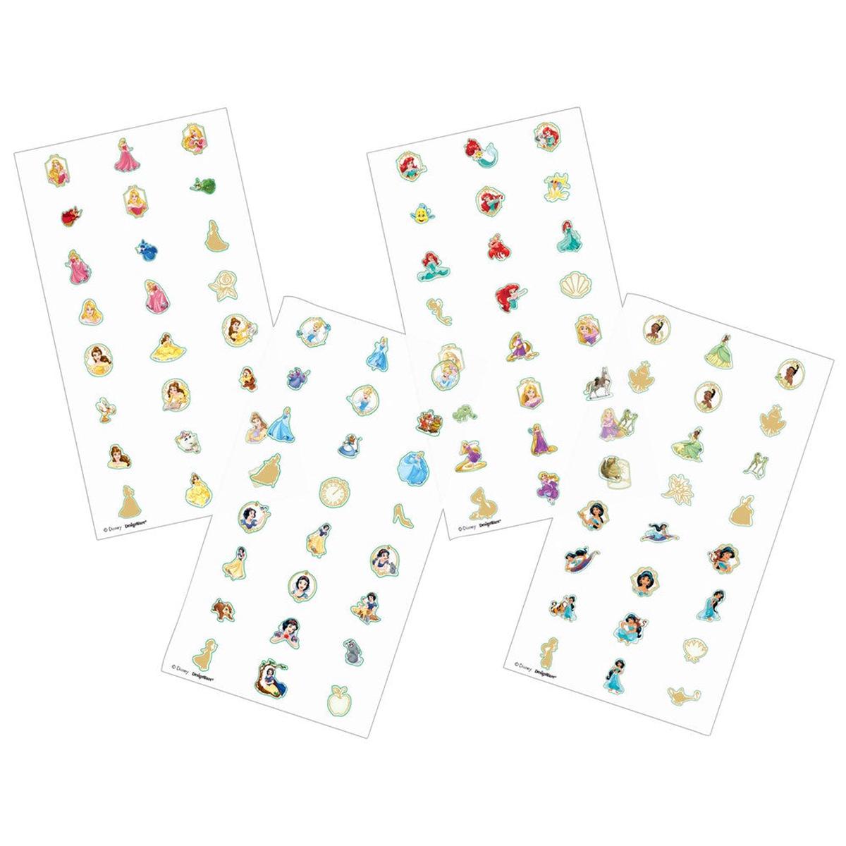 Disney Princess Once Upon A Time Nail Decal Kit 4ct