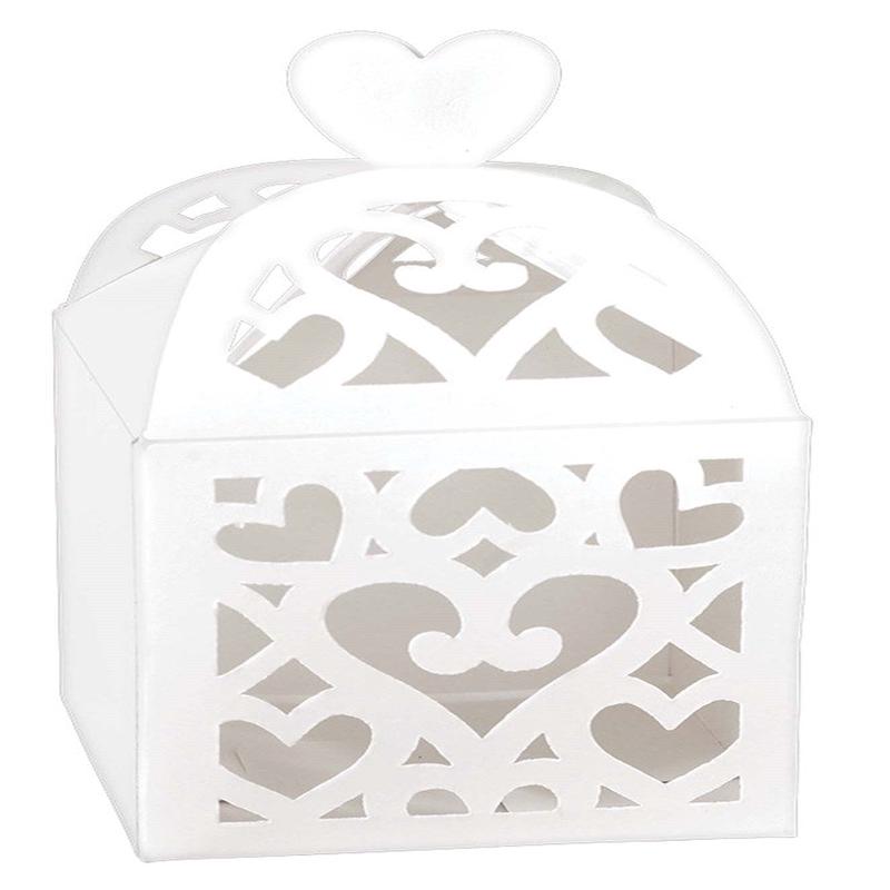 Favor Lantern Box 50ct – White