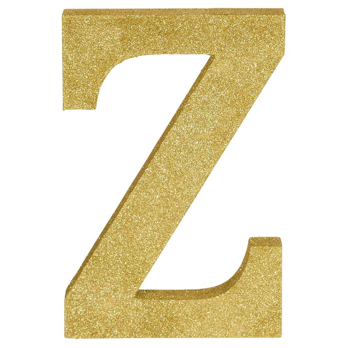 Letter Z 8.875 inch H x 5.875 inch W 1 inch D 1ct