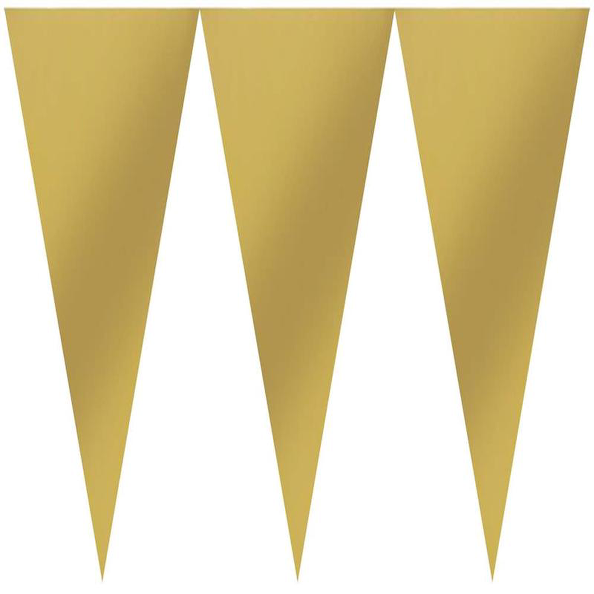 Pennant Paper Banner 8211 Gold