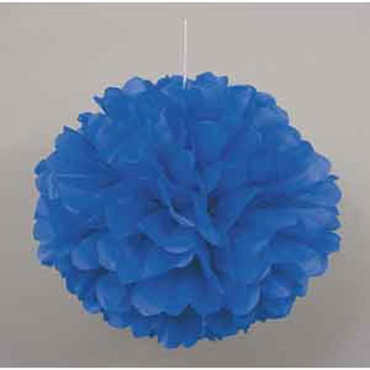 Royal Blue Solid 168221 Hanging Tissue Pom Pom