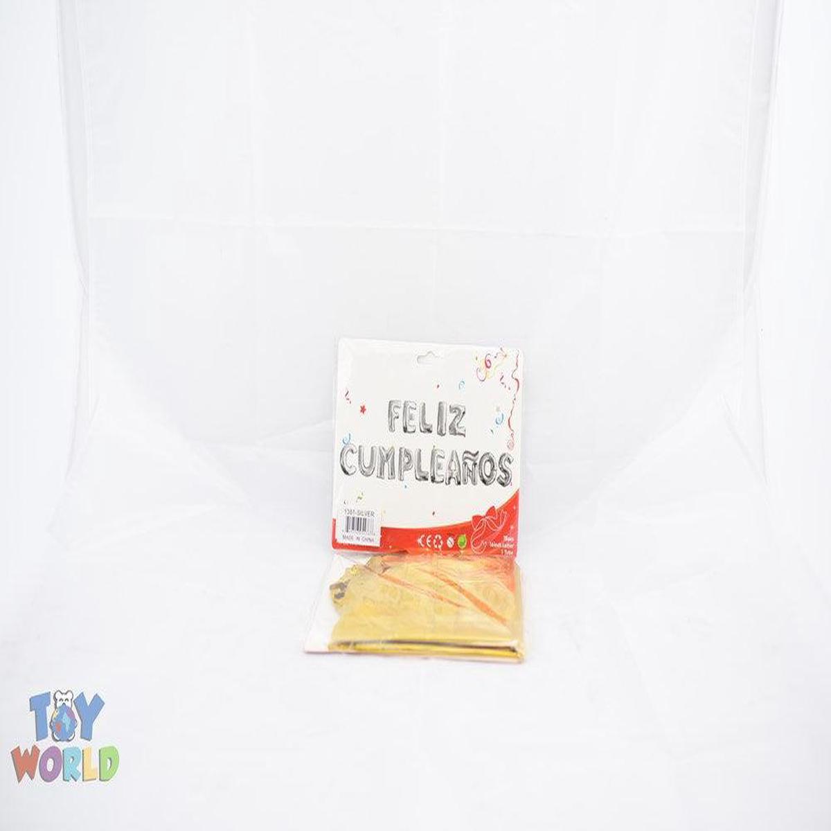 16in inFeliz Compleanos in Foil Balloon 1 Set/Pack – Silver
