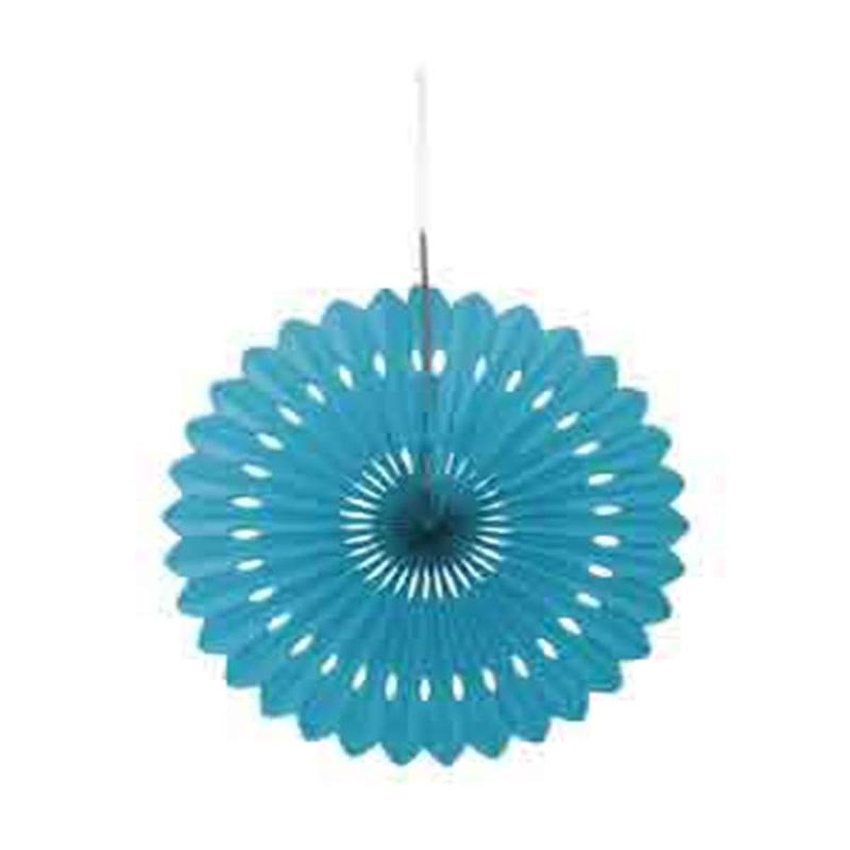 Caribbean Teal Solid 168221 Tissue Paper Fan