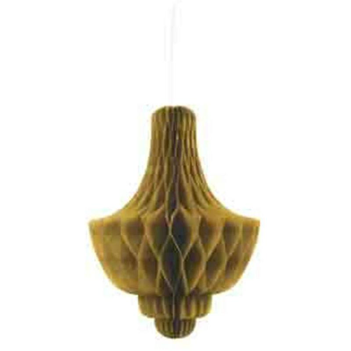 Chndlr Paper Decor 14in 8211 Gold