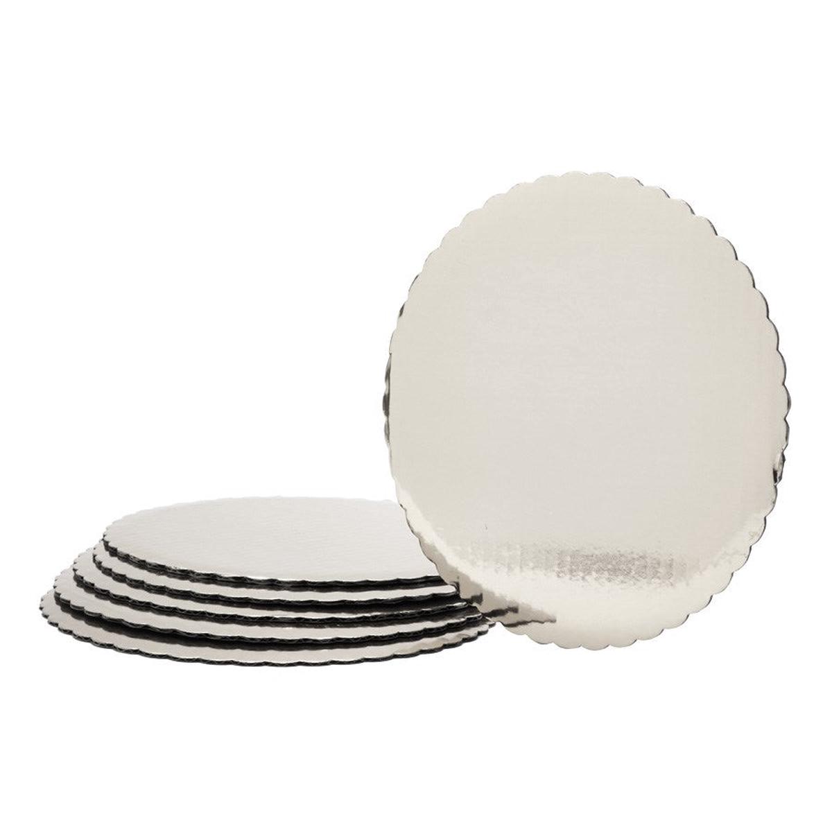 Foil Covered Cake Board 10in 6pc/pack – Silver