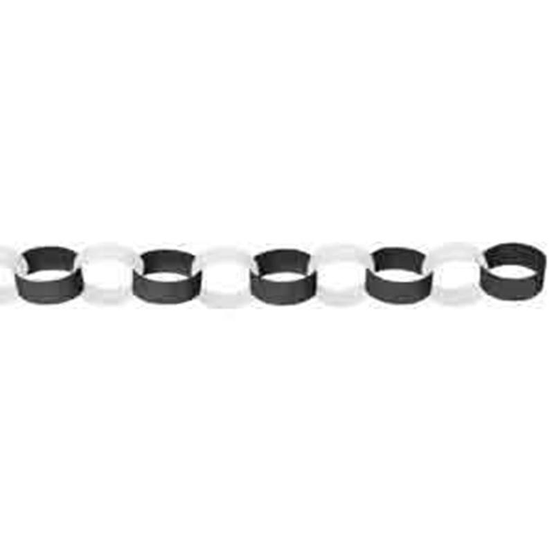 Garland Chain Link 13ft – Black White