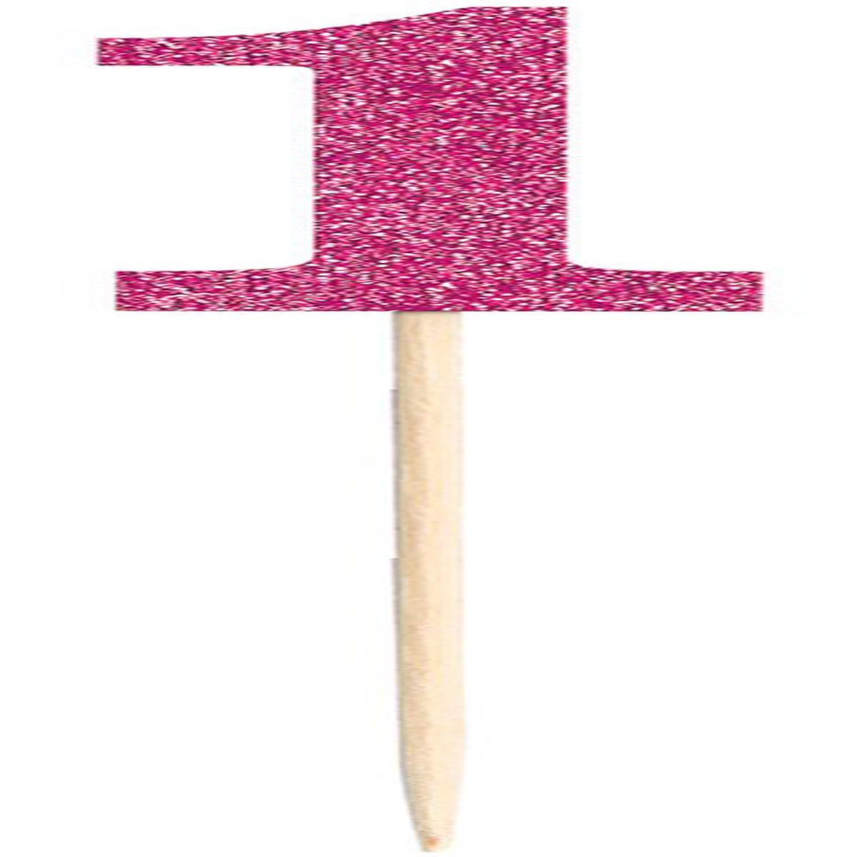 Glitter Pick (L) 2ct – Pink
