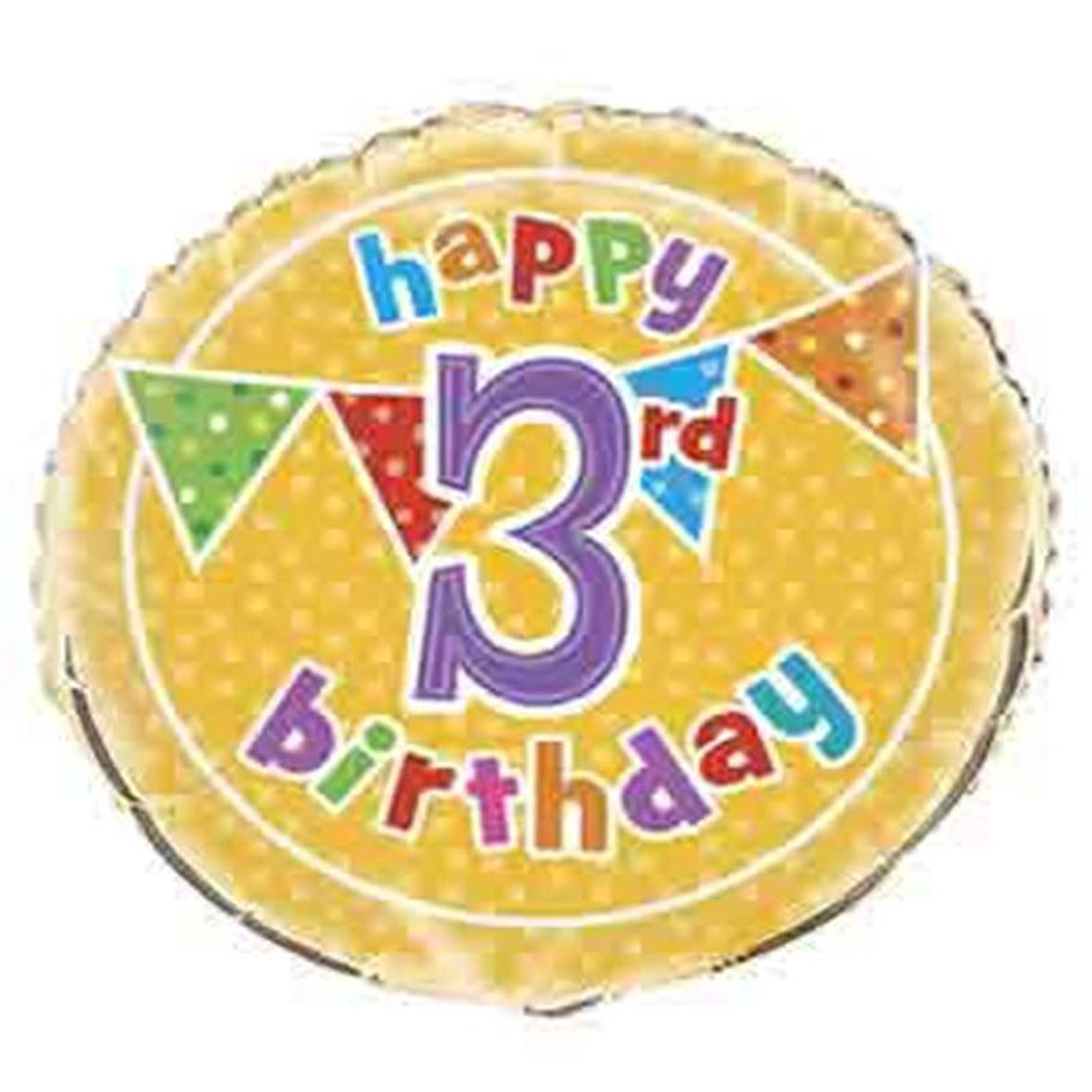 Polka Dot Foil Balloon 18in 8211 3rd
