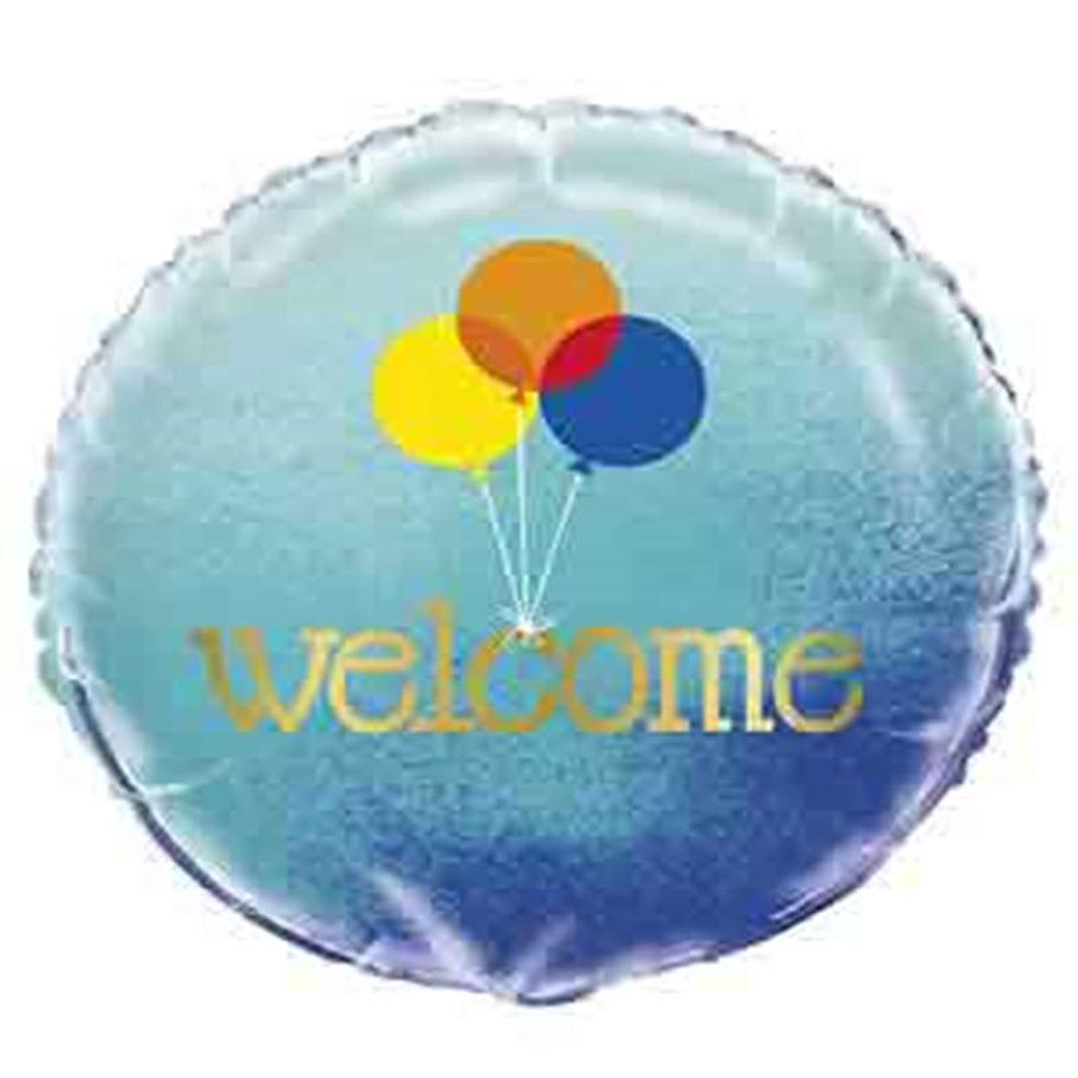 Welcome Ombre Foil Balloon 18in